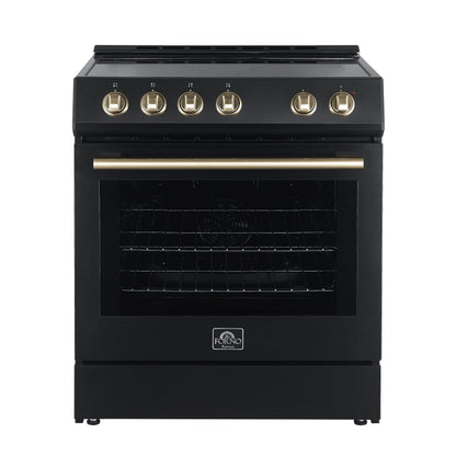 FORNO Espresso Leonardo Convection Oven Range 76cm 141.6L FFSEL6012-30BLK