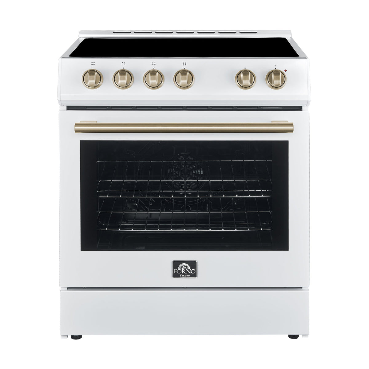 FORNO Espresso Leonardo Electric Range 76.2cm 141.6L White FFSEL6012-30WHT
