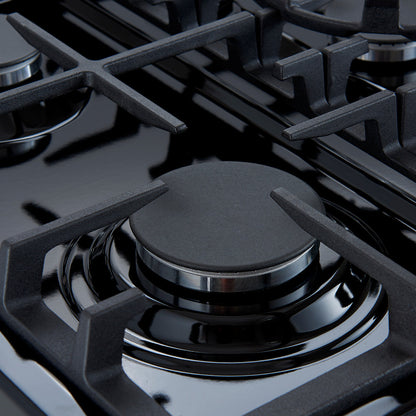 FORNO Espresso Leonardo Gas Range 76.2cm 141.6L Black FFSGS1116-30BLK