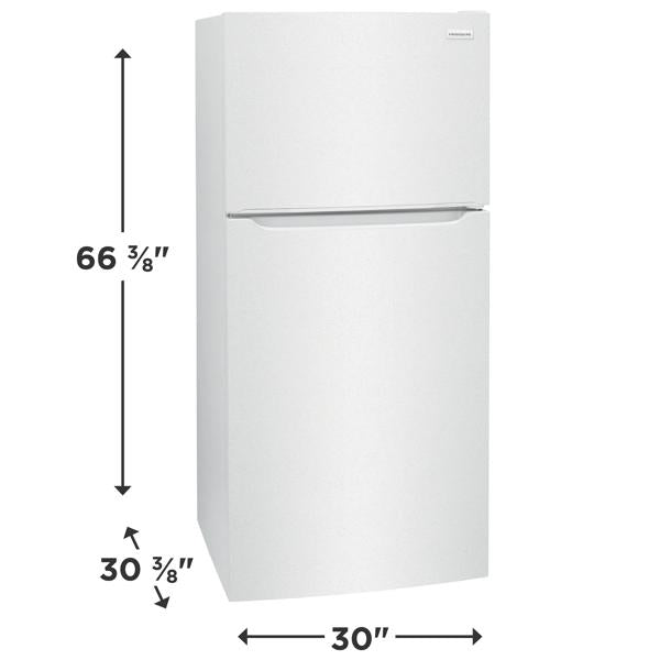 Frigidaire FFTR1814WW 18 Cu. Ft. Top Freezer Refrigerator