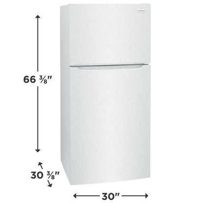 Frigidaire FFTR1814WW 18 Cu. Ft. Top Freezer Refrigerator