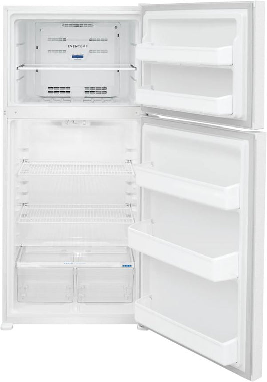 Frigidaire FFTR1814WW 18 Cu. Ft. Top Freezer Refrigerator