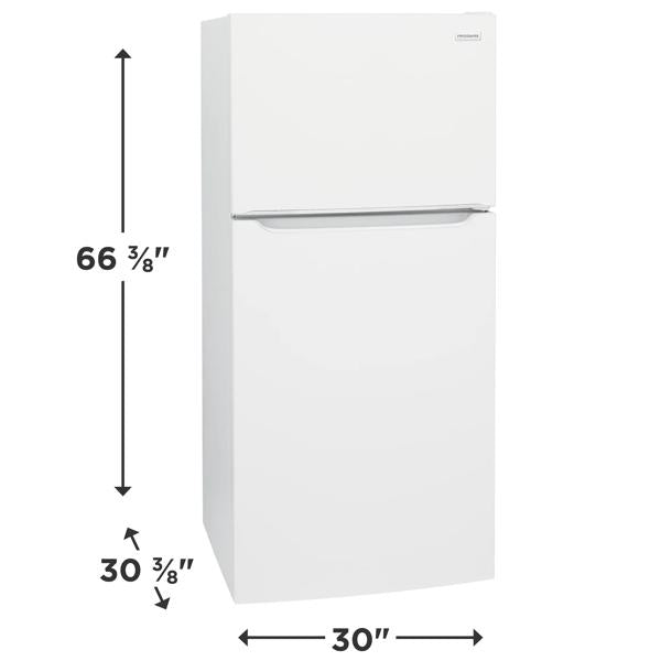 Frigidaire FFTR1835VW 18 Cu. Ft. Top Freezer Refrigerator