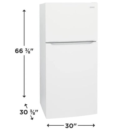 Frigidaire FFTR1835VW 18 Cu. Ft. Top Freezer Refrigerator