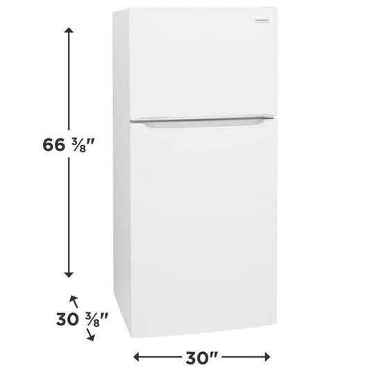 Frigidaire FFTR1835VW 18 Cu. Ft. Top Freezer Refrigerator