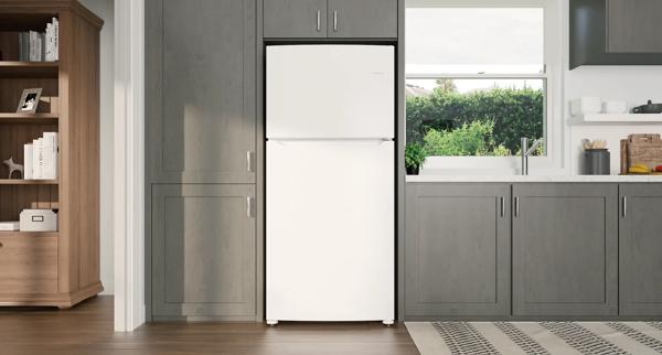 Frigidaire FFTR1835VW 18 Cu. Ft. Top Freezer Refrigerator
