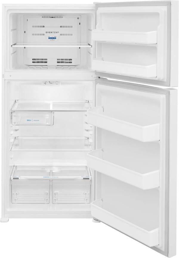 Frigidaire FFTR1835VW 18 Cu. Ft. Top Freezer Refrigerator