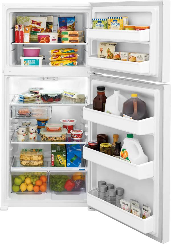 Frigidaire FFTR1835VW 18 Cu. Ft. Top Freezer Refrigerator