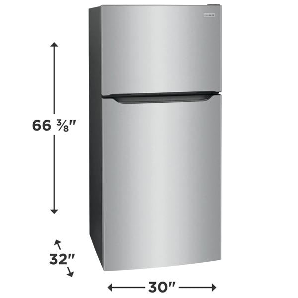 Frigidaire FFTR2045VS 20 Cu. Ft. Top Freezer Refrigerator