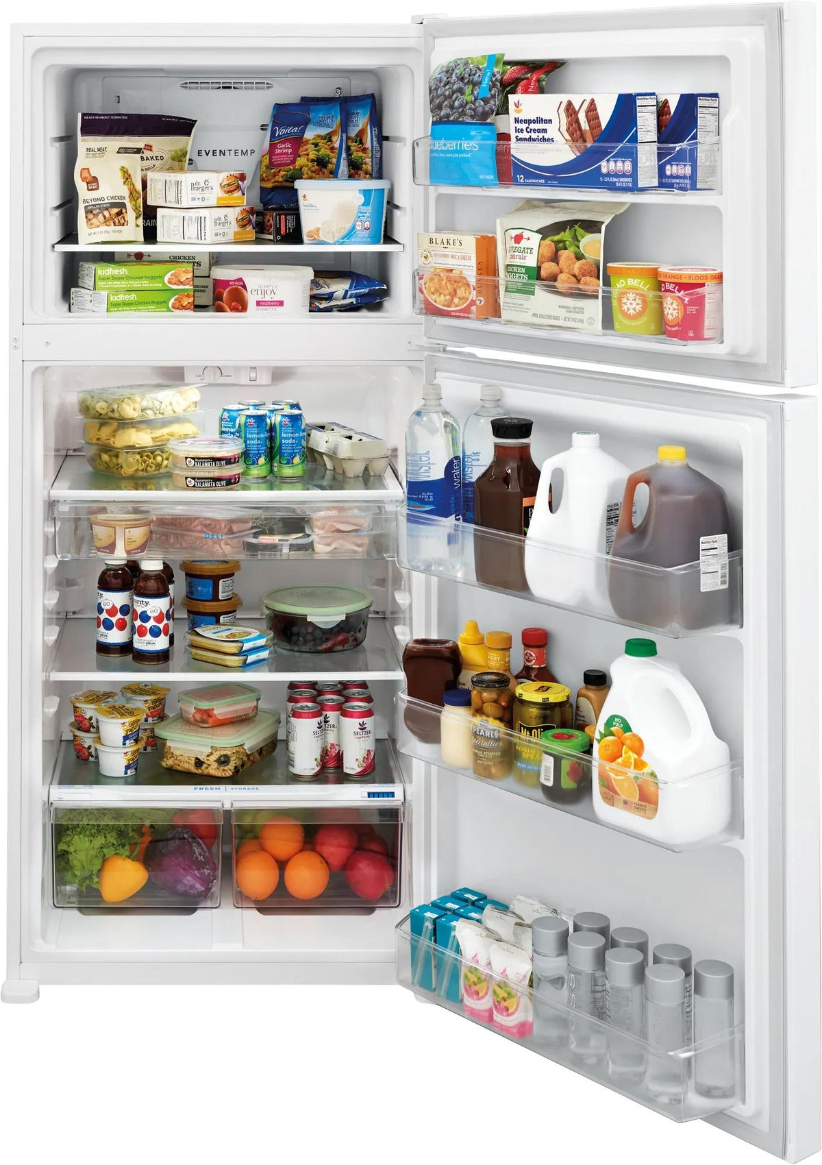 Frigidaire FFTR2045VW 20 Cu. Ft. Garage Ready Top Freezer Refrigerator