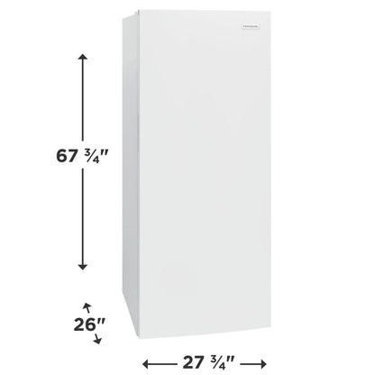 Frigidaire FFUE1626AW 16 Cu. Ft. Upright Freezer