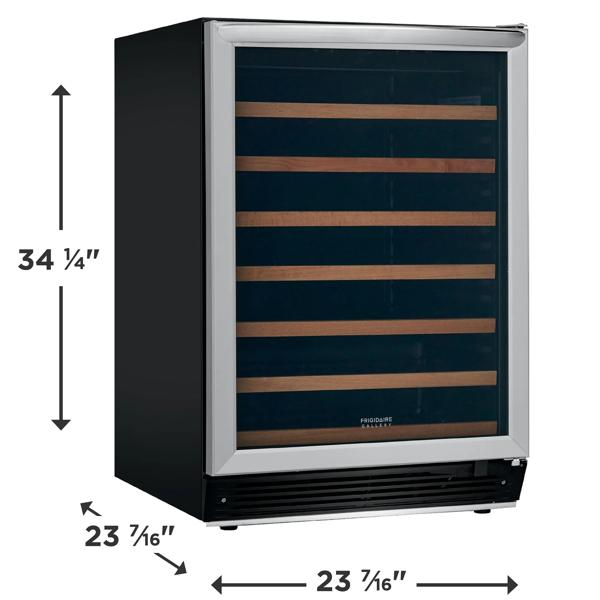 Frigidaire Gallery FGWC5233TS 52 Bottle Wine Cooler