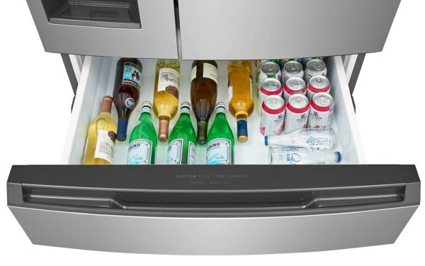 Frigidaire FRMS2733AV 26 Cu. Ft. 4-Door French Door Refrigerator