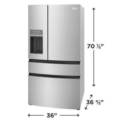 Frigidaire FRMS2733AV 26 Cu. Ft. 4-Door French Door Refrigerator