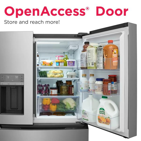 Frigidaire FRMS2733AV 26 Cu. Ft. 4-Door French Door Refrigerator