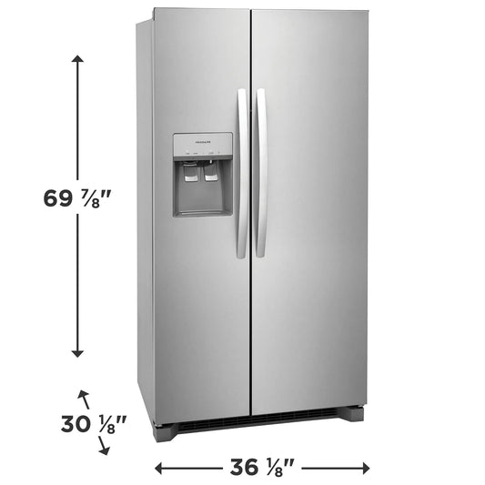 Frigidaire FRSC2333AS 36-Inch Side-by-Side Refrigerator