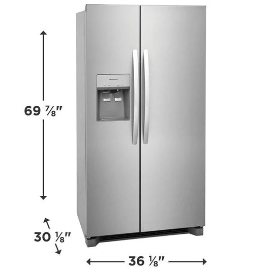 Frigidaire FRSC2333AS 22 Cu. Ft. 36" Side-by-Side Refrigerator