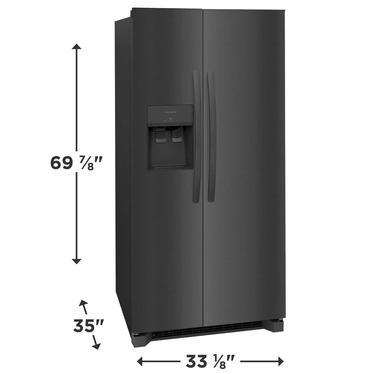 Frigidaire FRSS2323AD 33-Inch Side-by-Side Refrigerator