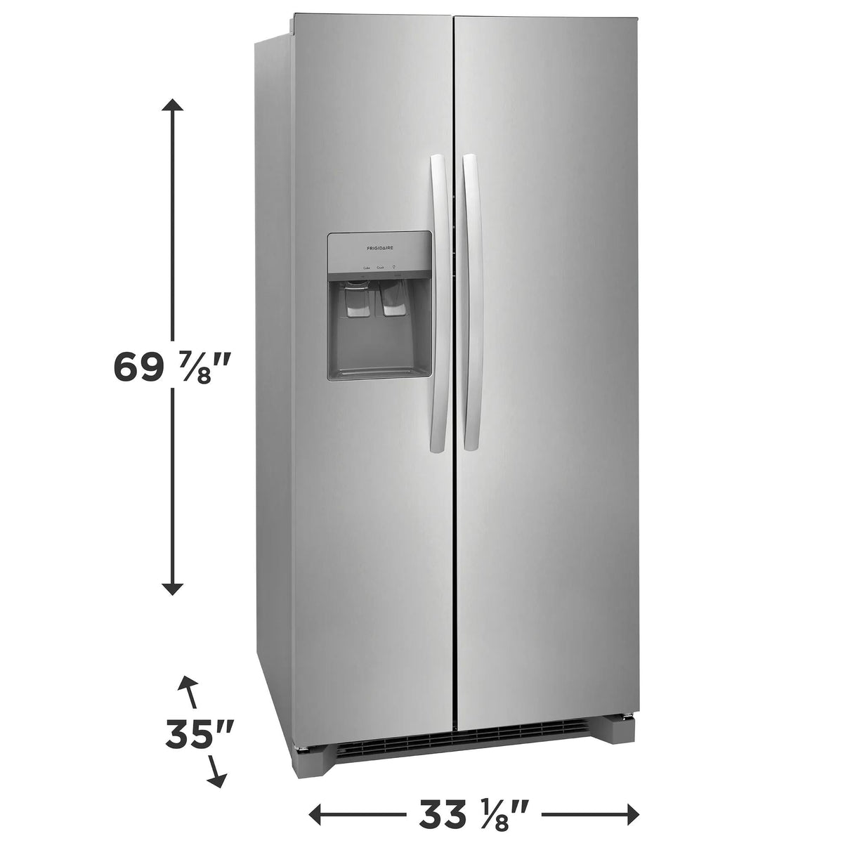 Frigidaire FRSS2323AS 33-Inch Side-by-Side Refrigerator