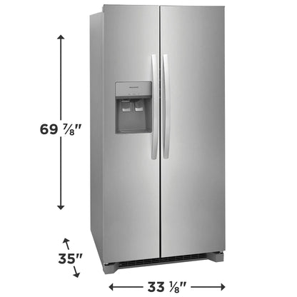 Frigidaire FRSS2323AS 33-Inch Side-by-Side Refrigerator