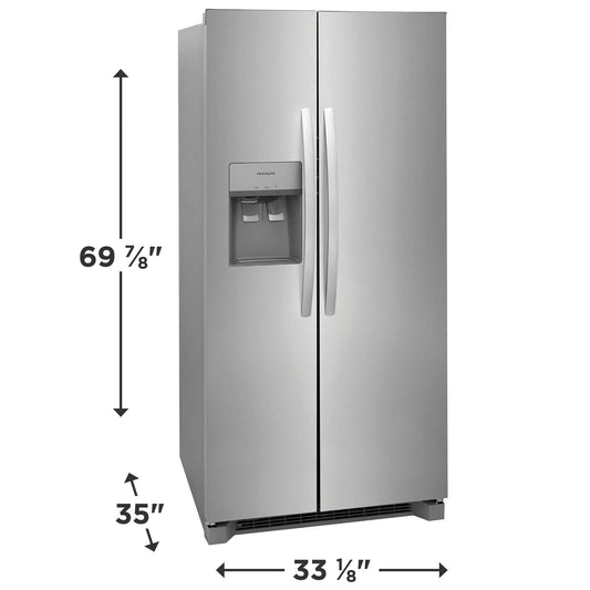 Frigidaire FRSS2323AS 33-Inch Side-by-Side Refrigerator