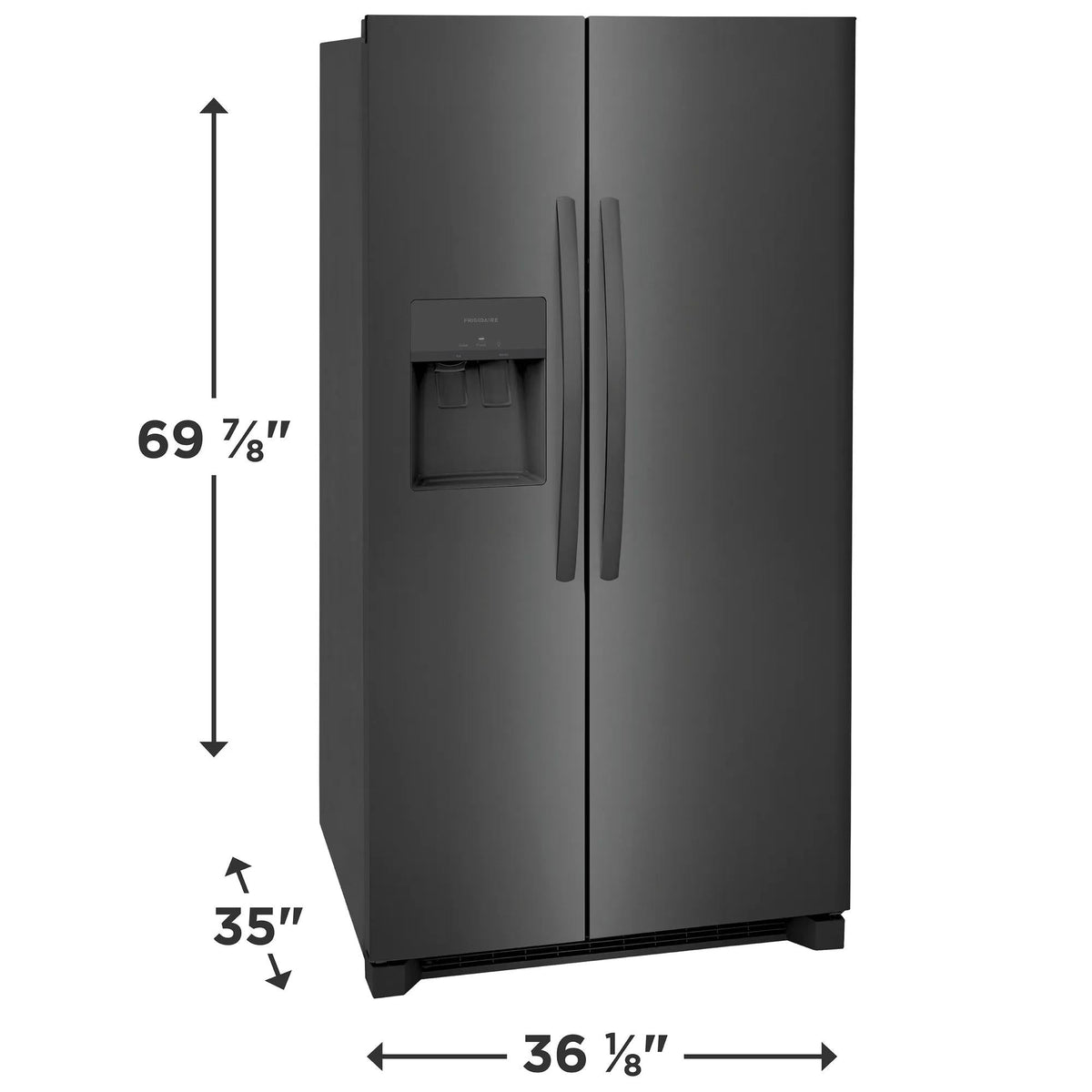 Frigidaire FRSS2623AD 36" Side-by-Side Refrigerator