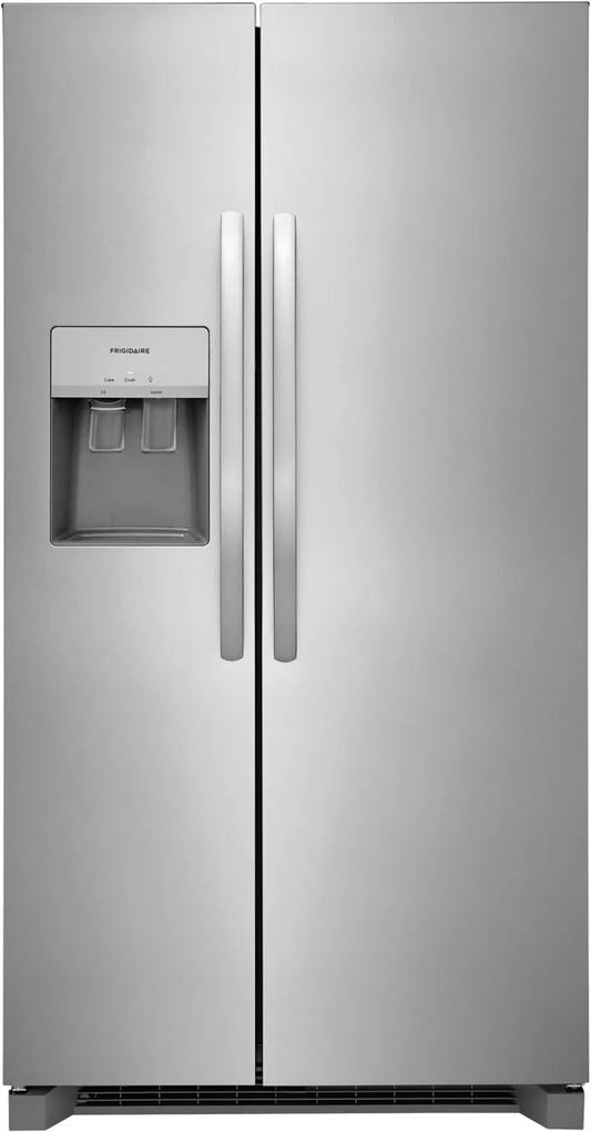 Frigidaire FRSS2623AS 36-Inch Side-by-Side Refrigerator 26 Cu. Ft.