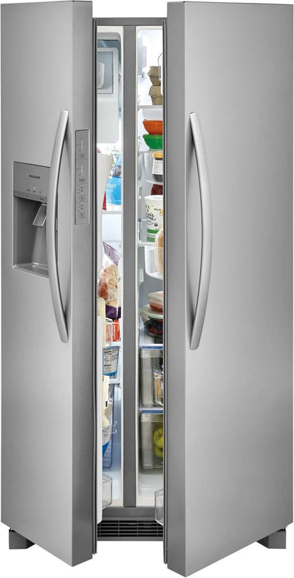 Frigidaire FRSS2623AS 36-Inch Side-by-Side Refrigerator 26 Cu. Ft.