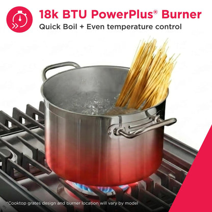Frigidaire FCFG3062AB 30" Gas Range with Steam Clean