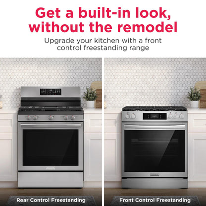 Frigidaire FCFG3062AB 30" Gas Range with Steam Clean