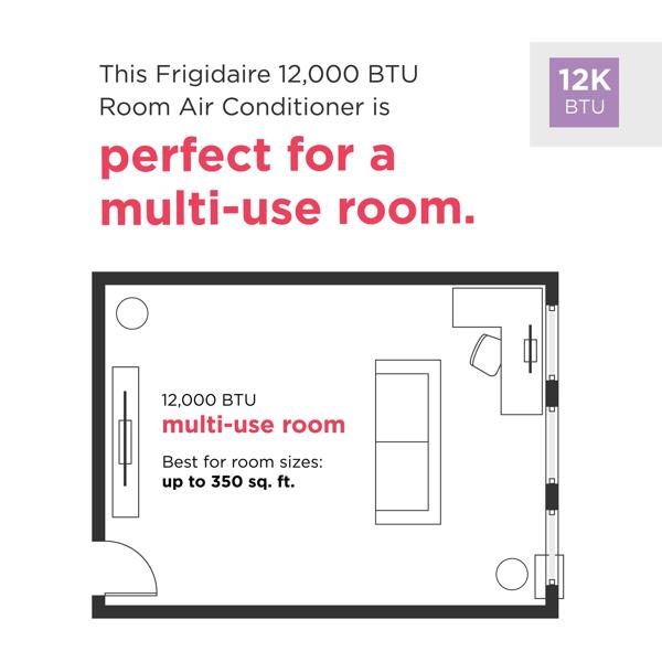 Frigidaire FHPW122AC1 12,000 BTU Portable Room Air Conditioner
