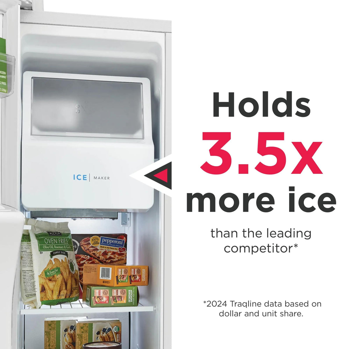 Frigidaire FRSS2623AS 36" Side-by-Side Refrigerator
