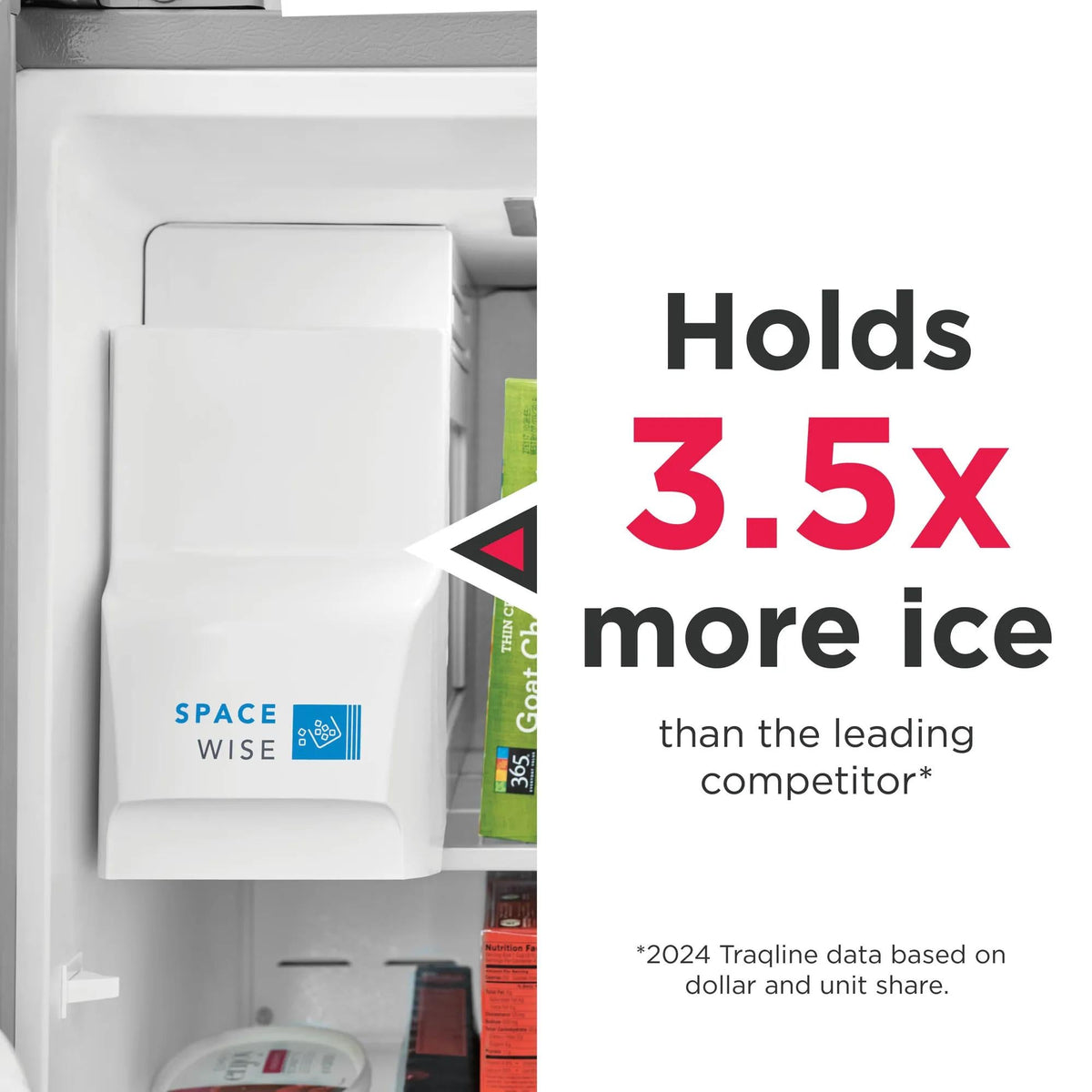 Frigidaire Gallery GRSS2652AF 36-Inch Side-by-Side Refrigerator 25.6 Cu. Ft.