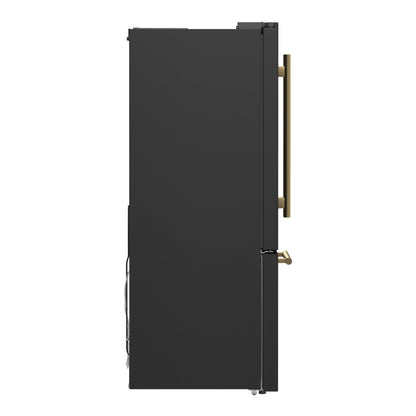 FORNO Espresso Gallipoli French Door Refrigerator 76cm 495.6L FFFFD1974-31BLK