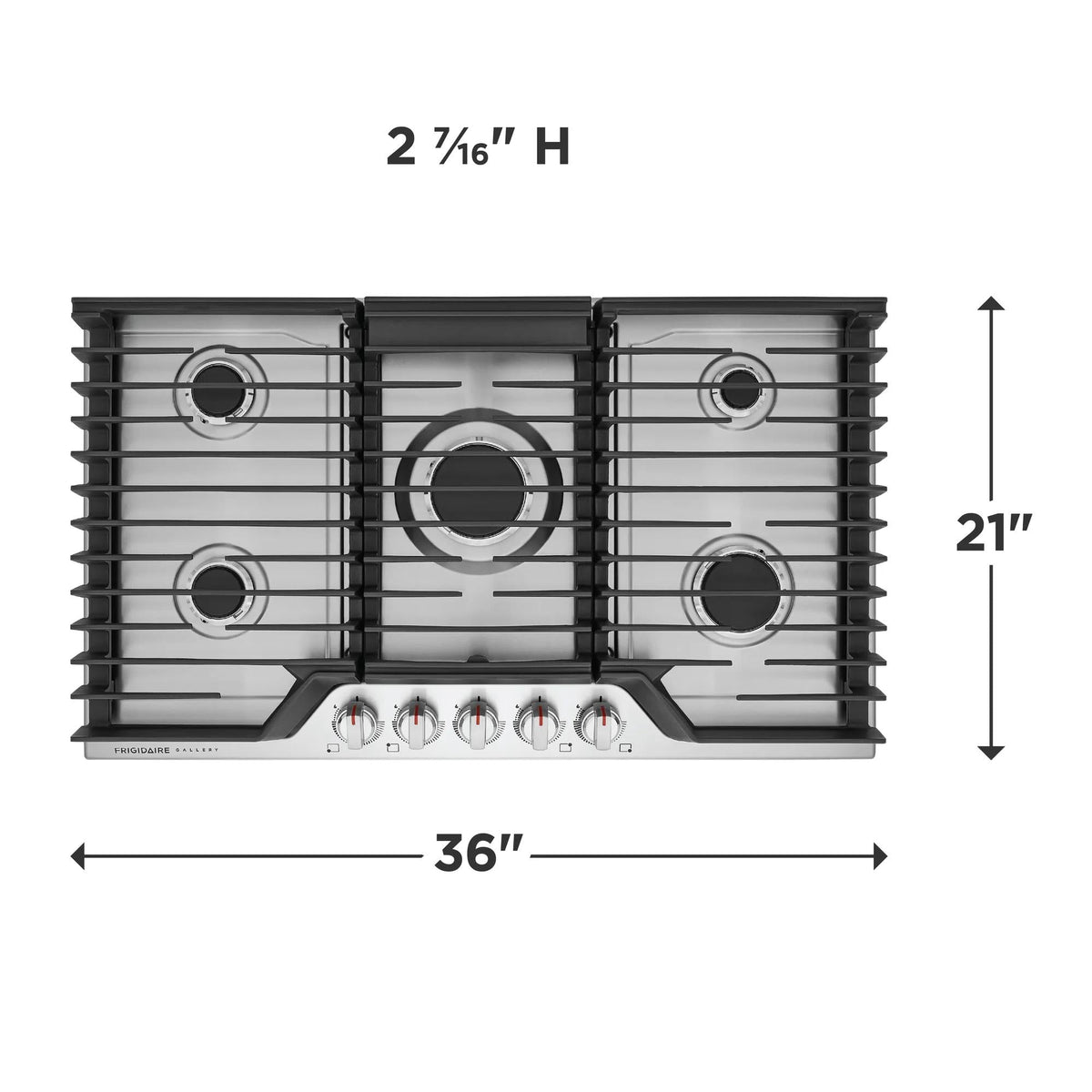 Frigidaire Gallery GCCG3648AS 36" Gas Cooktop