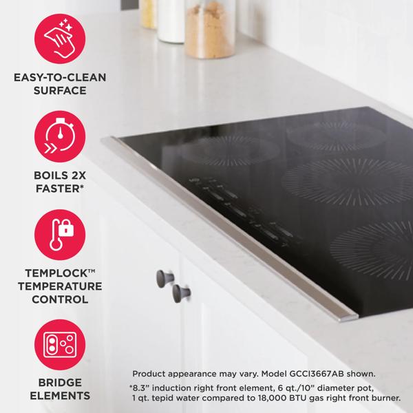 Frigidaire GCCI3667AB 36-Inch Induction Cooktop