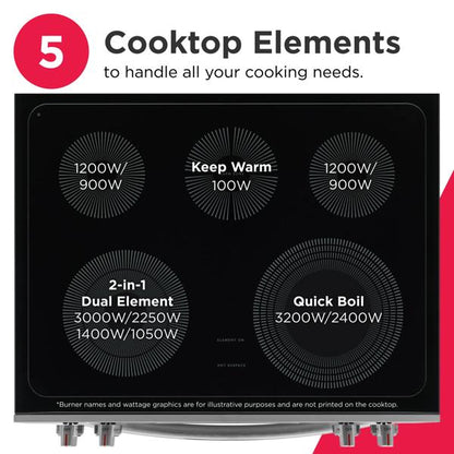 Frigidaire Gallery GCFE3059BF 30-Inch Electric Range