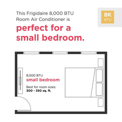 Frigidaire Gallery GHWW085TE1 8,000 BTU Inverter Window Air Conditioner