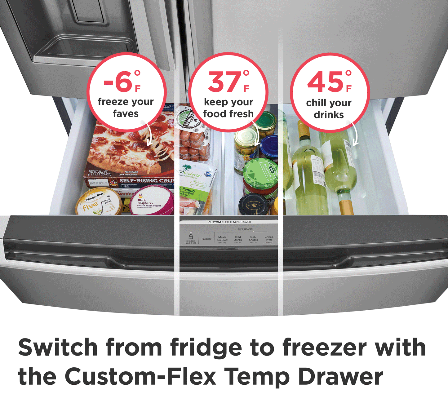 Frigidaire Gallery GRMC2273CF 22 Cu. Ft. French Door Refrigerator