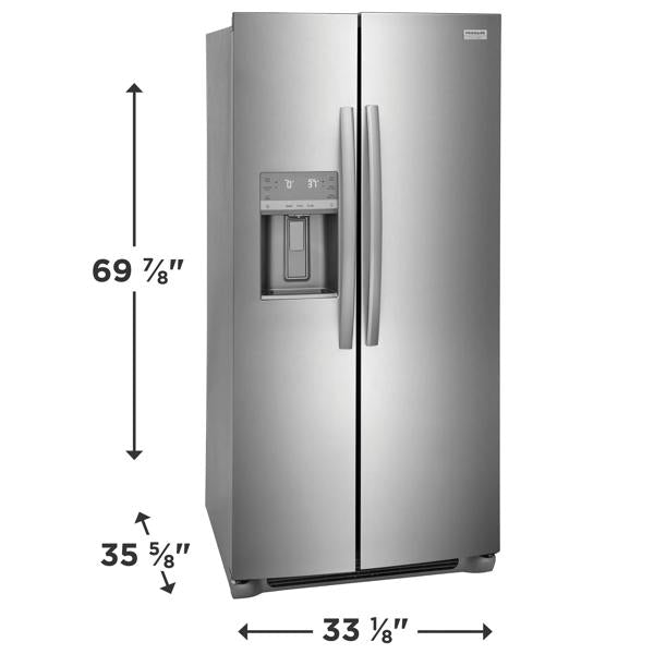 Frigidaire Gallery GRSS2352AF 33-Inch Side-by-Side Refrigerator