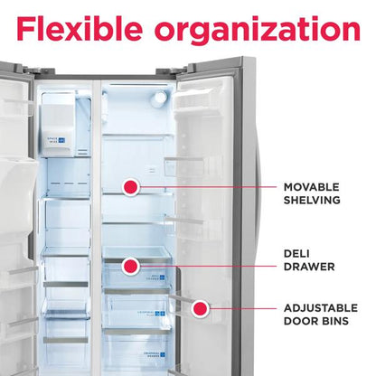 Frigidaire Gallery GRSS2352AF 33-Inch Side-by-Side Refrigerator