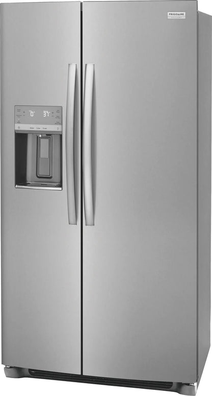 Frigidaire Gallery GRSS2652AF 36-Inch Side-by-Side Refrigerator 25.6 Cu. Ft.
