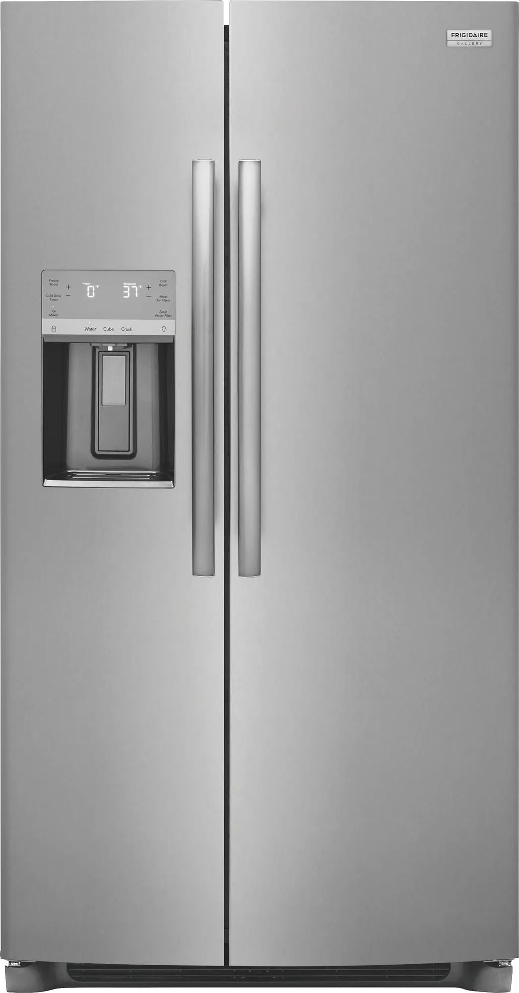 Frigidaire Gallery GRSS2652AF 36-Inch Side-by-Side Refrigerator 25.6 Cu. Ft.