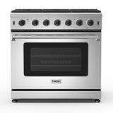 THOR Kitchen Convection Gas Range 6 Burners 91.4cm 169.9L LRG3601U
