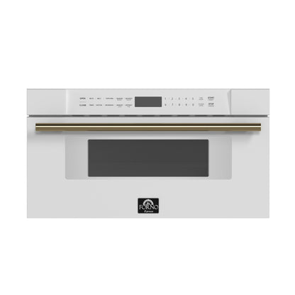 FORNO Espresso Capoliveri Built-In Microwave 75.9cm 34L FMWDR3000-30WHT