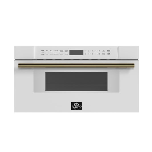 FORNO Espresso Capoliveri Built-In Microwave 75.9cm 34L FMWDR3000-30WHT