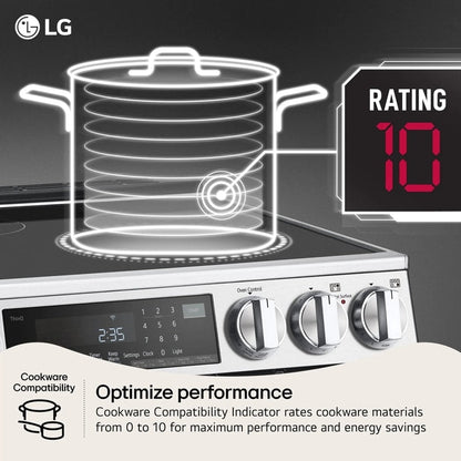 LG LSIL6334XE 178L Induction Range Air Fryer