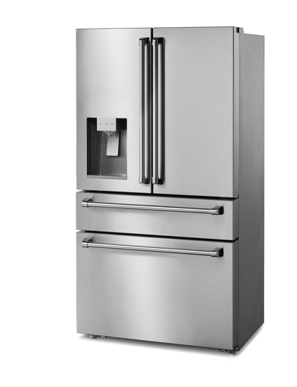 THOR Kitchen French Door Refrigerator 91cm 623L Stainless Steel TRF3601FD