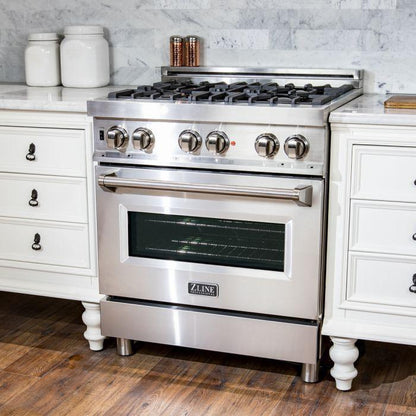 ZLINE Dual Fuel Convection Oven Range 4 Burners 76.2cm 113.3L RA30