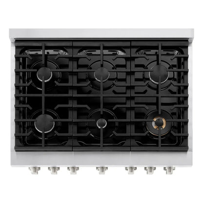 ZLINE Paramount Gas Range Convection Oven 6 Burners 91.4cm SGR36